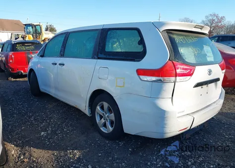 2014 Toyota Sienna L from USA, damaged, VIN 5TDZK3DC7ES424982